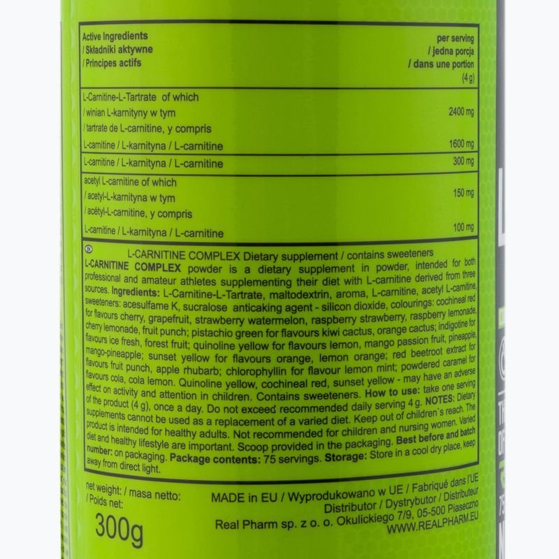 L-Carnitina Real Pharm L-Carnitine Complex Limone-Arancia 2