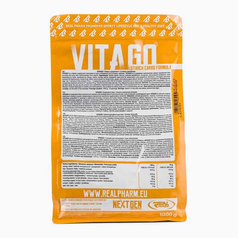 Carboidrati Real Pharm Vita GO Lemon 2