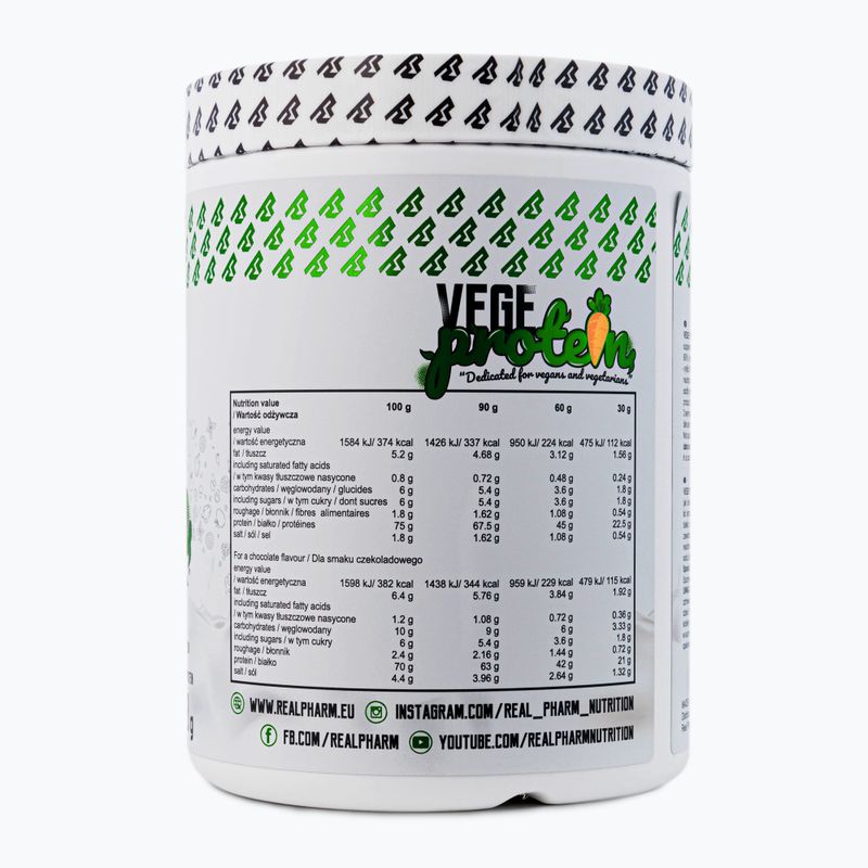 Proteine del siero di latte Real Pharm Vege Caramello Salato 2