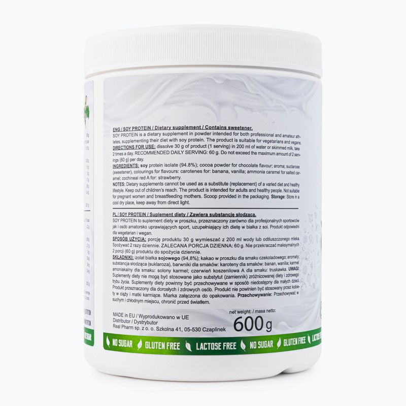 Proteine di soia Whey Real Pharm alla fragola 3