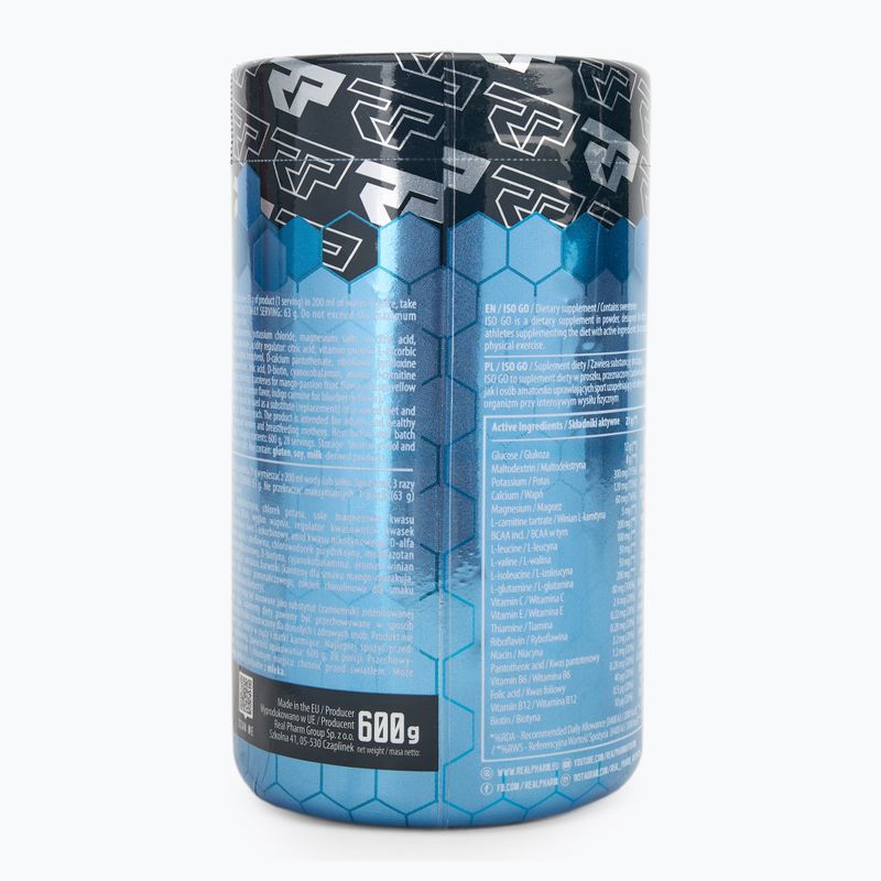 Bevanda isotonica Real Pharm ISO GO 600 g limone 2
