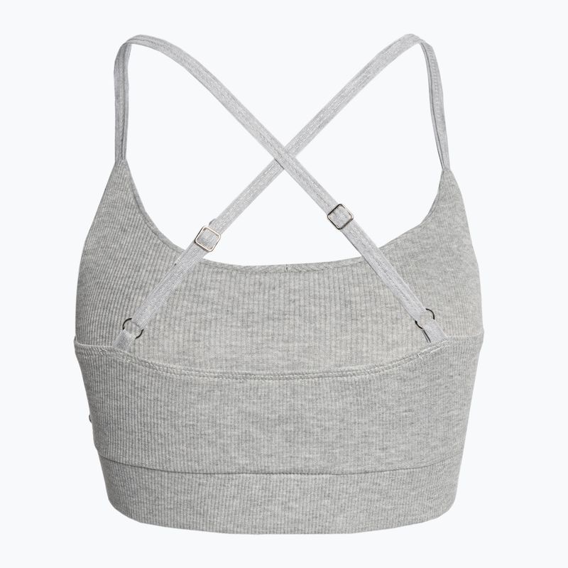 Reggiseno fitness Carpatree Rib grigio 5