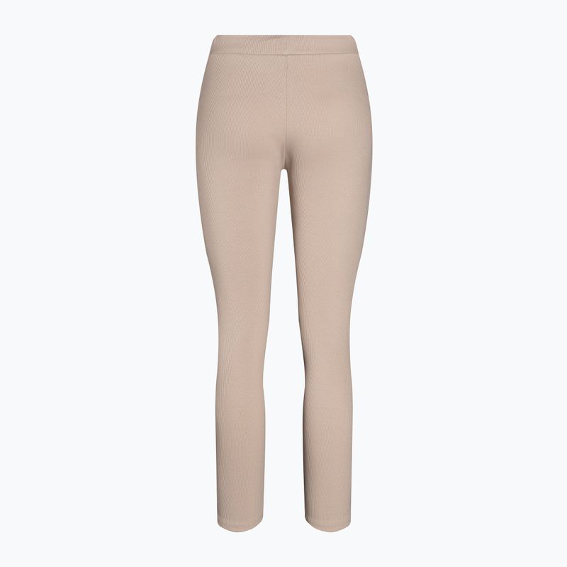 Pantaloni donna Carpatree Rib beige 2