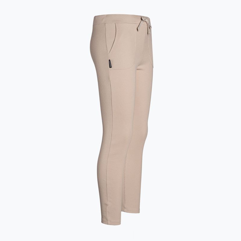 Pantaloni donna Carpatree Rib beige 3