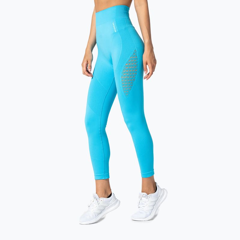 Leggings donna Carpatree Phase Seamless azzurro