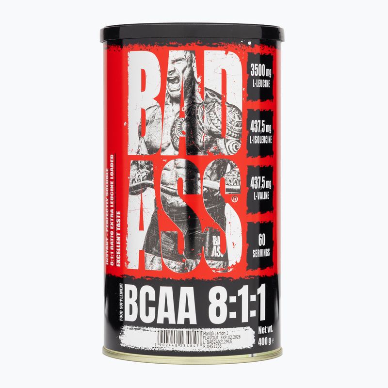 Aminoacidi Fitness Authority Bad Ass Bcaa 8 400 g mango/limone