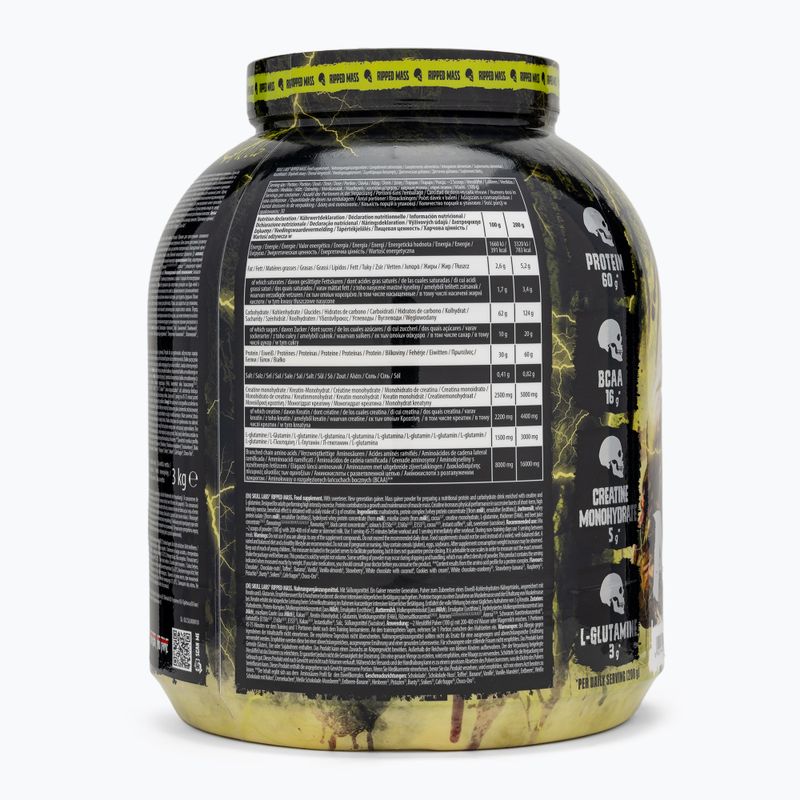 Fitness Authority Gainer Skull Labs Ripped 3 kg strawberry 2