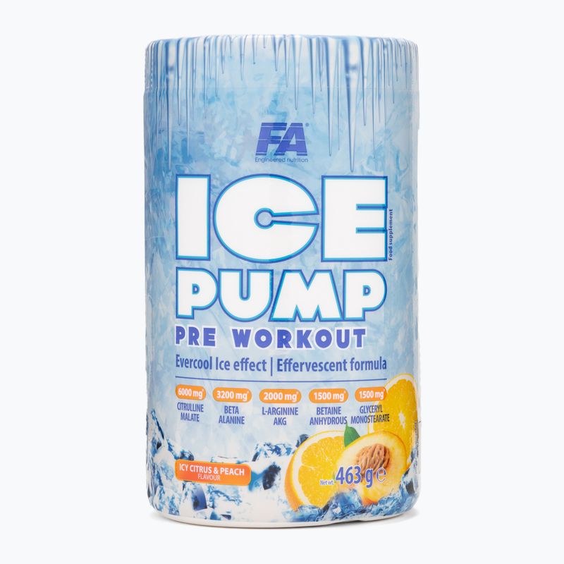 Fitness Authority pre-allenamento Fa Ice Pump Pre Workout 463 g agrumi ghiacciati/pesca