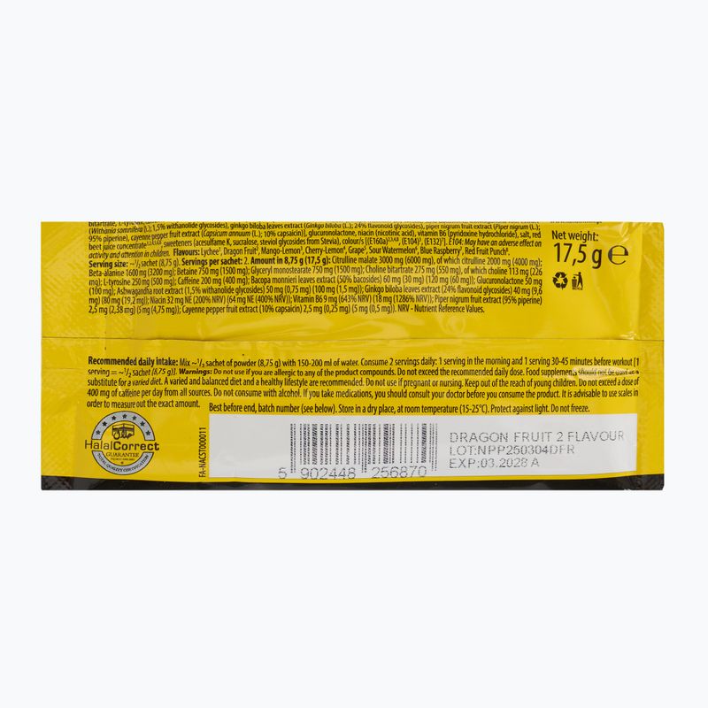 Fitness Authority pre-allenamento Napalm Pre-Contest Pumped 17,5 g frutto del drago 2