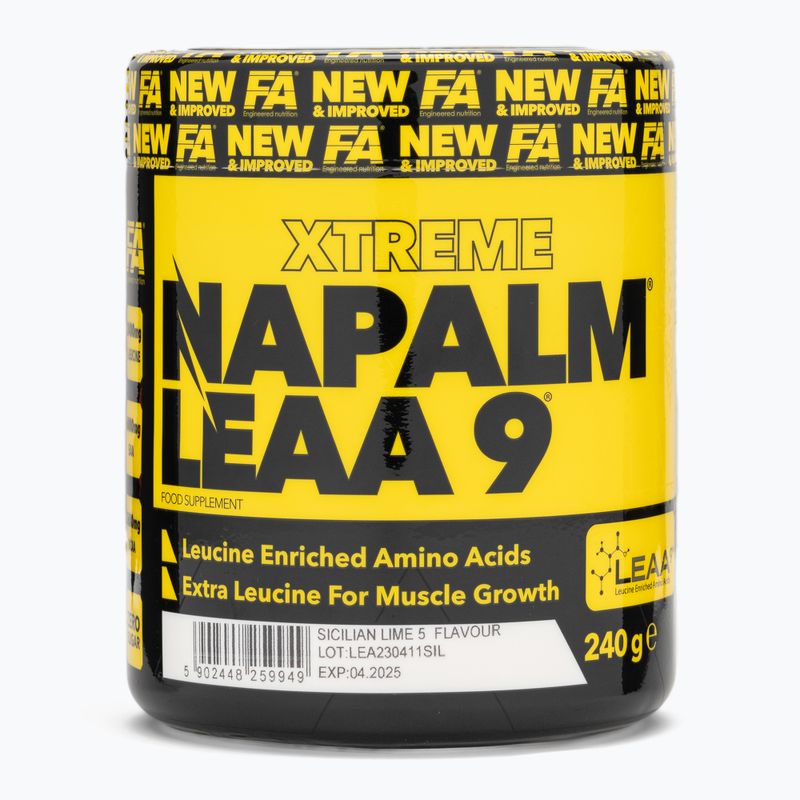 Aminoacidi Fitness Authority Napalm Leaa9 240 g lime siciliano