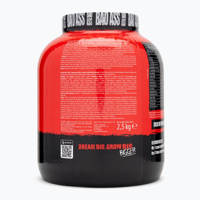 Fitness Authority Bad Ass Meal gainer 2,5 kg burro di arachidi 3