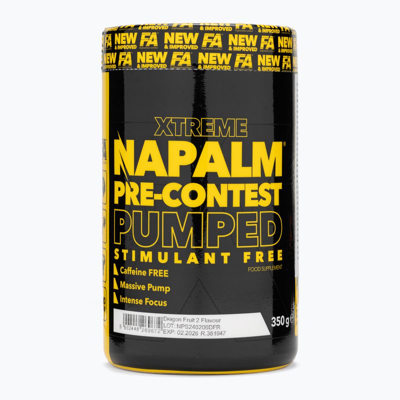 Fitness Authority pre-allenamento Napalm Pre-Contest Pumped Senza Stimolanti 350 g frutto del drago