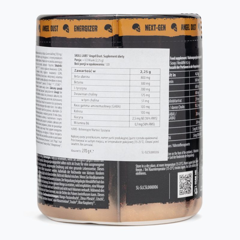 Fitness Authority pre-allenamento Skull Labs Ange Dust 270 g mango/limone 2