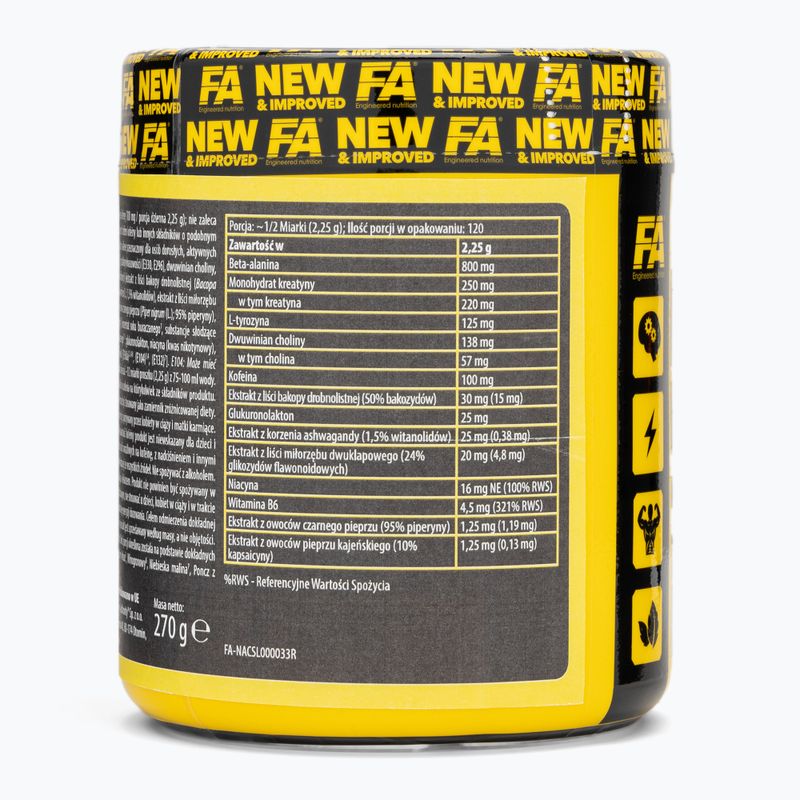 Fitness Authority pre-allenamento Napalm Energizer 270 g punch ai frutti rossi 2