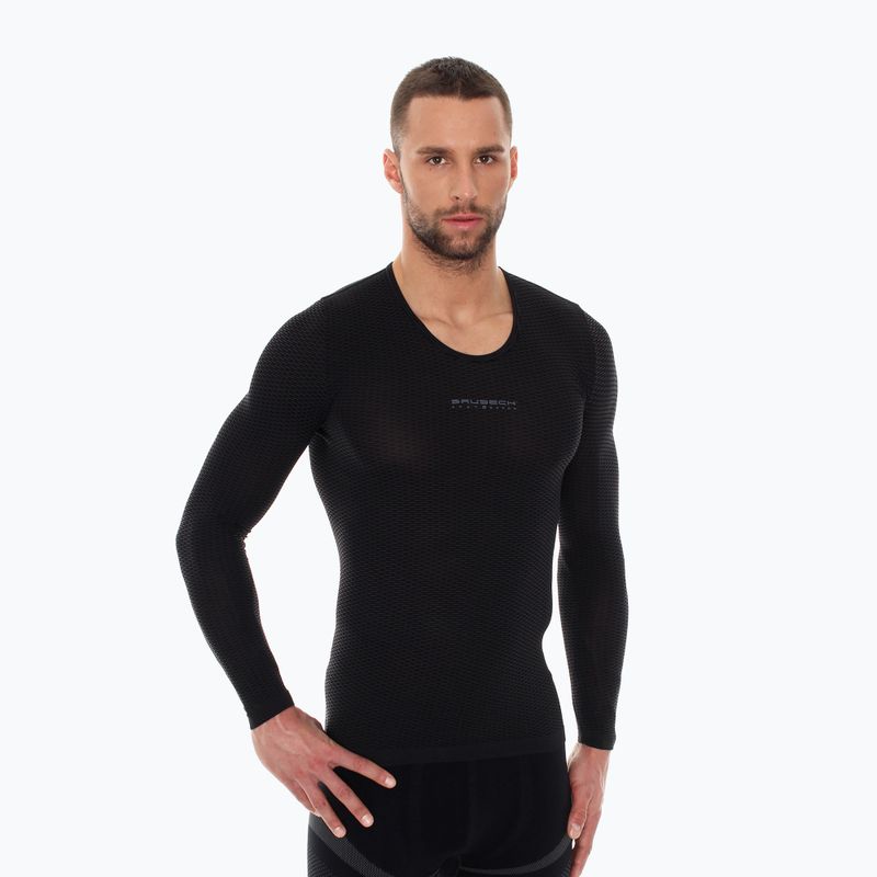 Brubeck LS10850 Base Layer Thermal Longsleeve in grafite 2
