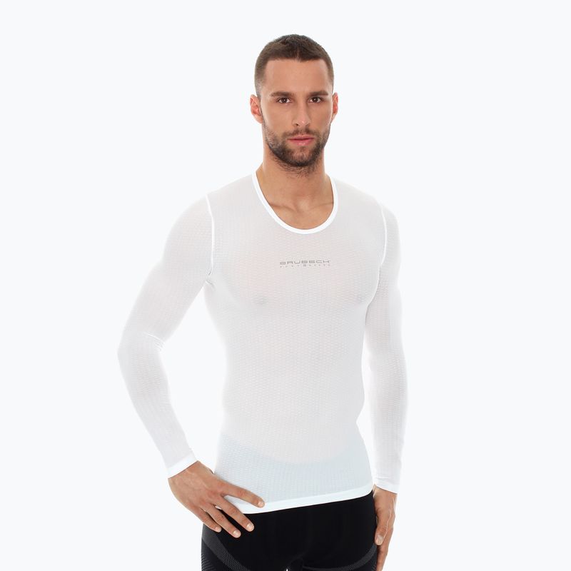 Brubeck LS10850 Base Layer termico a maniche lunghe bianco 2