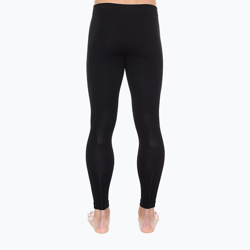 Pantaloni termoattivi da uomo Brubeck LE11120 Extreme Wool nero 2
