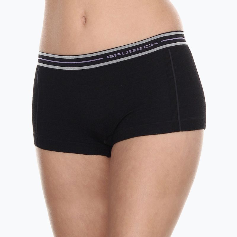 Brubeck boxer termico donna BX10860 Active Wool nero 5