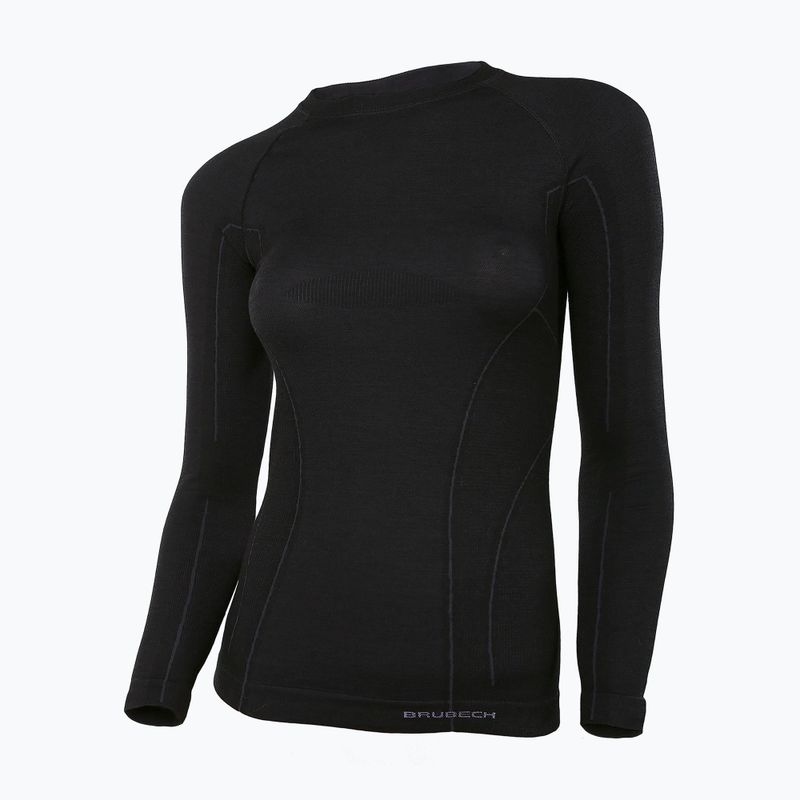 Maglia termica da donna Brubeck Active Wool nero 3