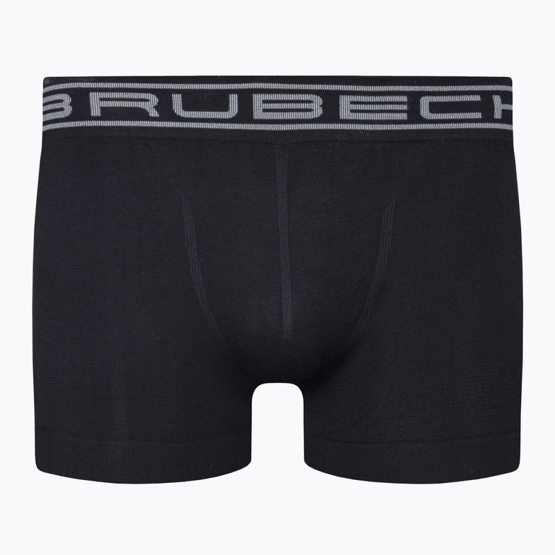 Boxer termico da uomo Brubeck BX10050A Comfort Cotone nero