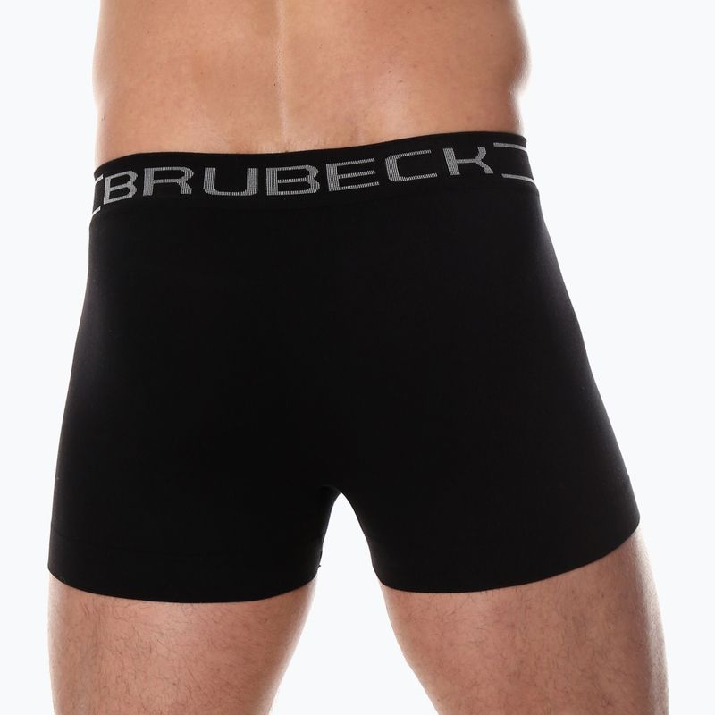 Boxer termici da uomo Brubeck Classic Comfort Cotton nero 3