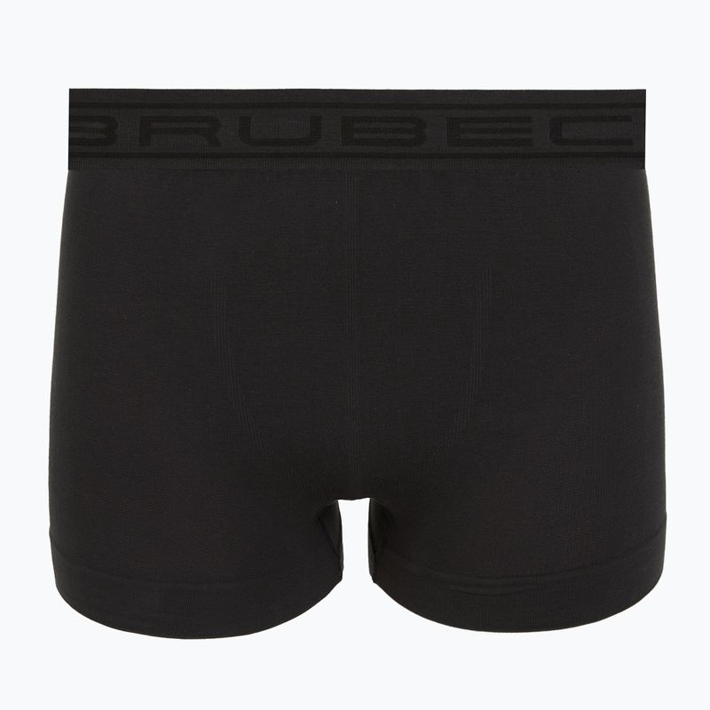 Boxer termici da uomo Brubeck Classic Comfort Cotton grigio scuro