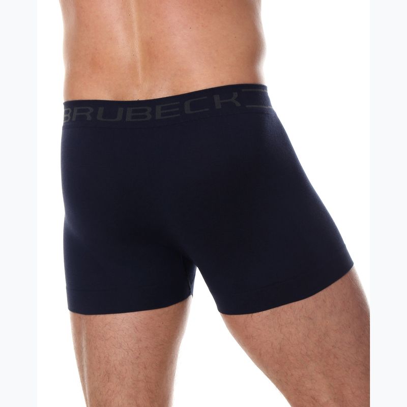 Boxer termici da uomo Brubeck Classic Comfort Cotton navy 3