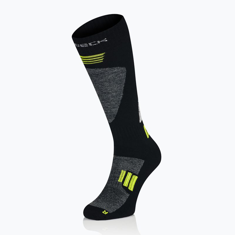 Calze da sci da uomo Brubeck Ski Force nero / verde