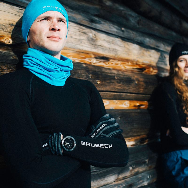 Maglia termica da uomo Brubeck Extreme Thermo nera 7