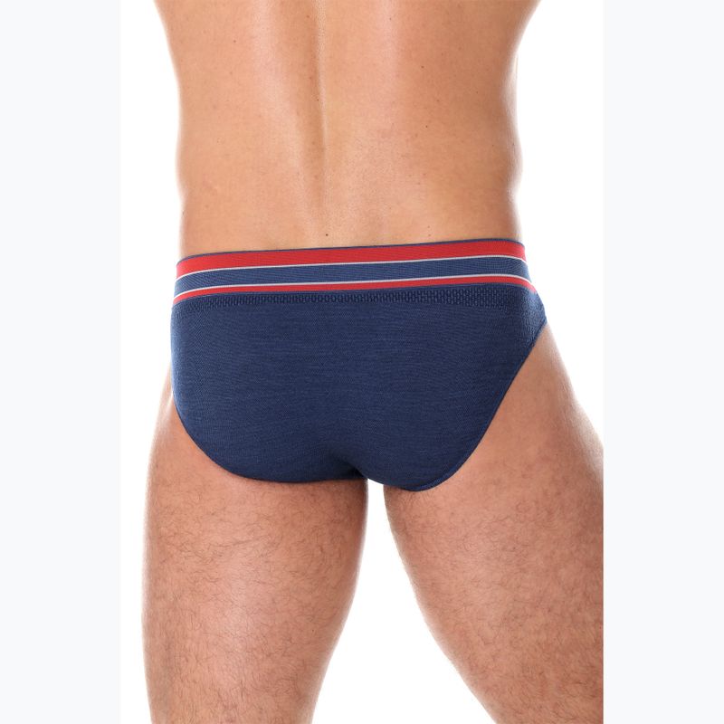 Slip termoattivo da uomo Brubeck Active Wool blu navy 3