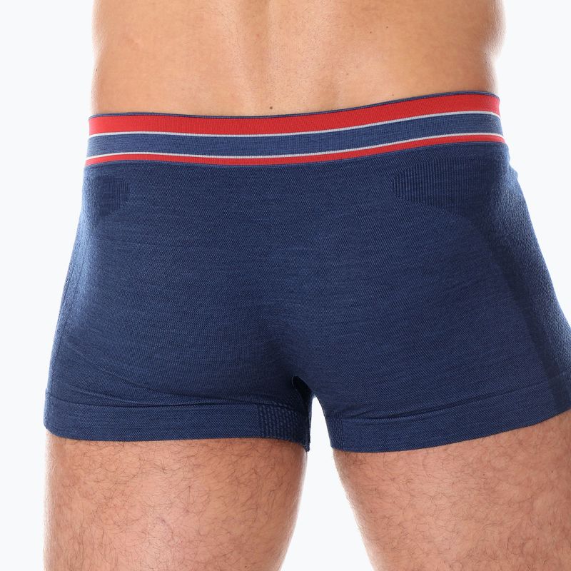 Boxer termico Brubeck da uomo BX10870 Active Wool blu navy 6