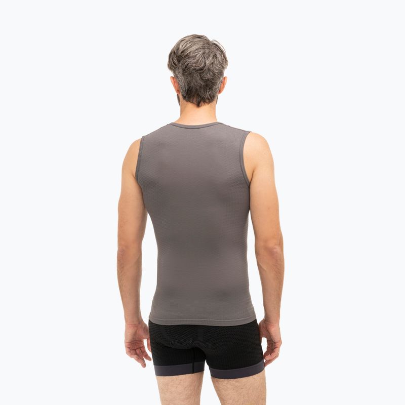 Maglietta termica Brubeck Base Layer grigio 3