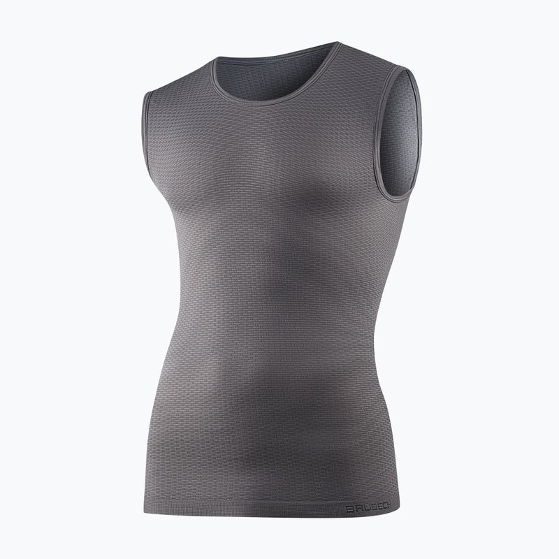 Maglietta termica Brubeck Base Layer grigio 6