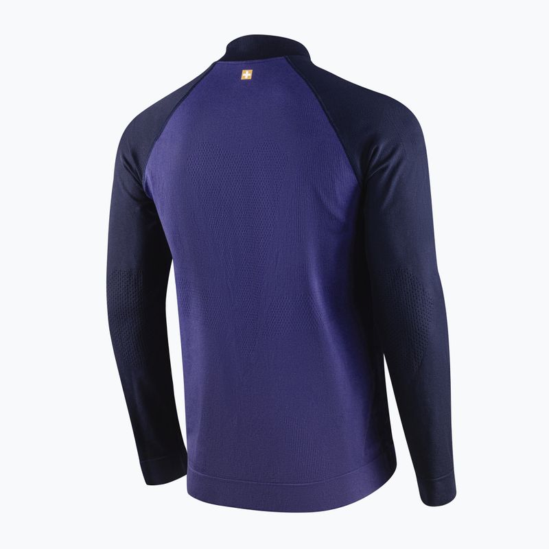 Felpa Brubeck LS1408 Athletic blu scuro/marino da uomo 4