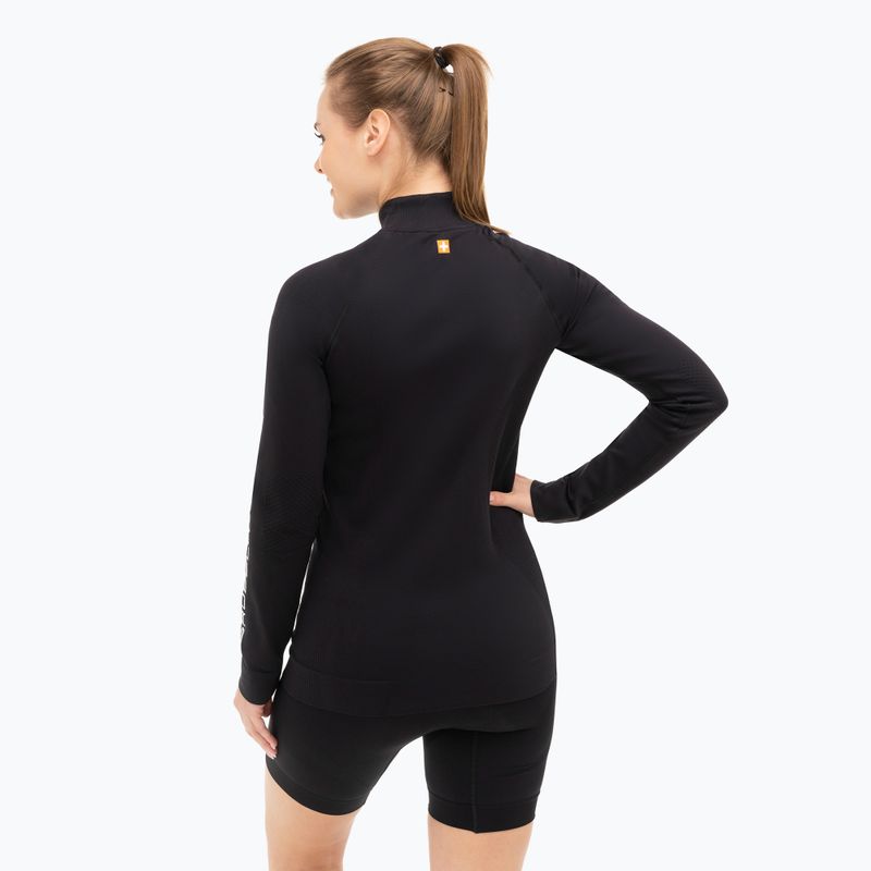 Felpa termica da donna Brubeck LS1352 Athletic nero / nero 2