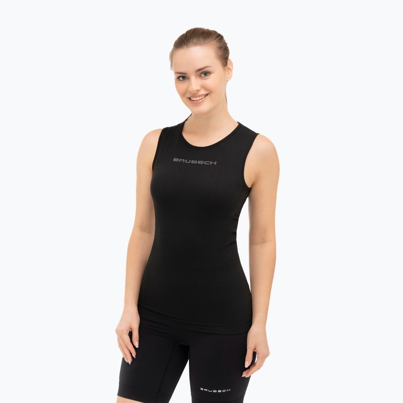 Maglietta Brubeck 3D Pro da donna, nero