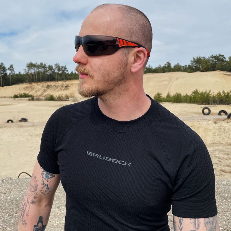 T-shirt termica da uomo Brubeck SS13740 3D Pro nero 2