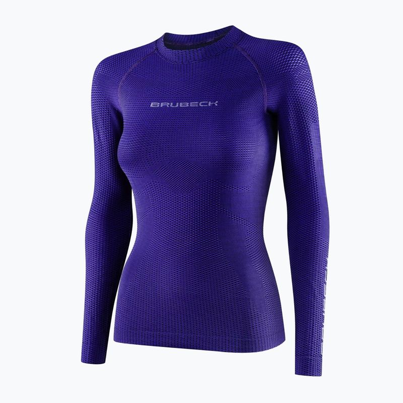Maniche lunghe da corsa da donna Brubeck LS15950 3D Run Pro viola 7