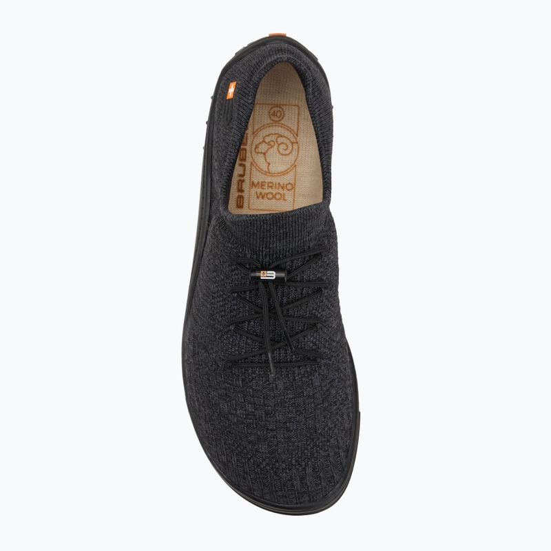 Stivali a piedi nudi da uomo Brubeck Barefoot Merino grafite/nero 5