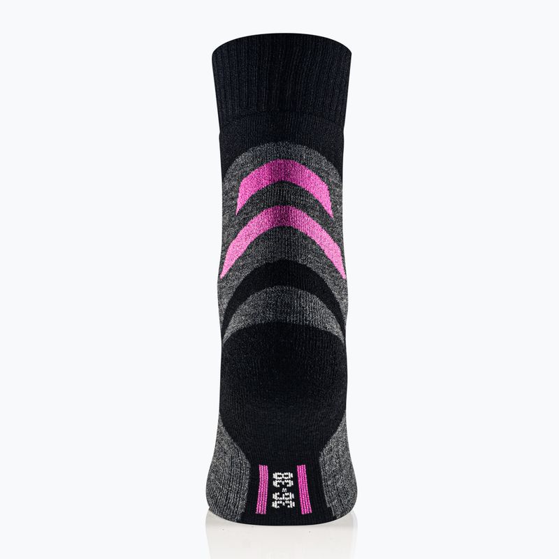 Calze da donna Brubeck Trekking Merino grafite/fucsia 3