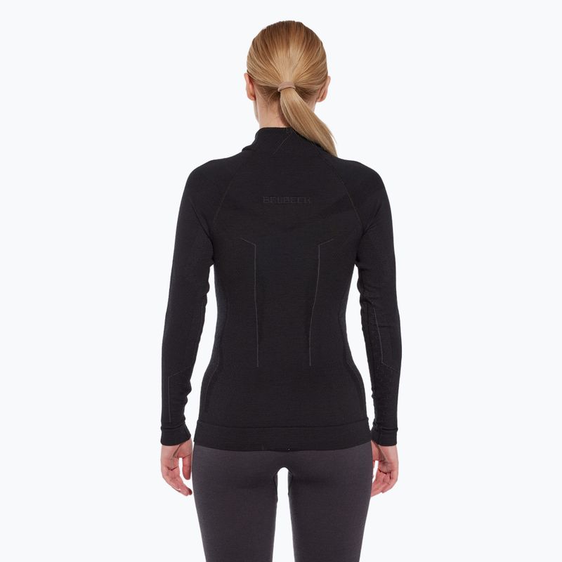Maglia termica da donna Brubeck Extreme Merino nero 2