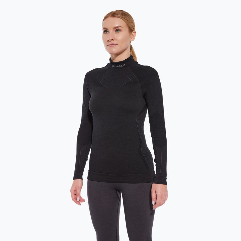 Maglia termica da donna Brubeck Extreme Merino nero 3