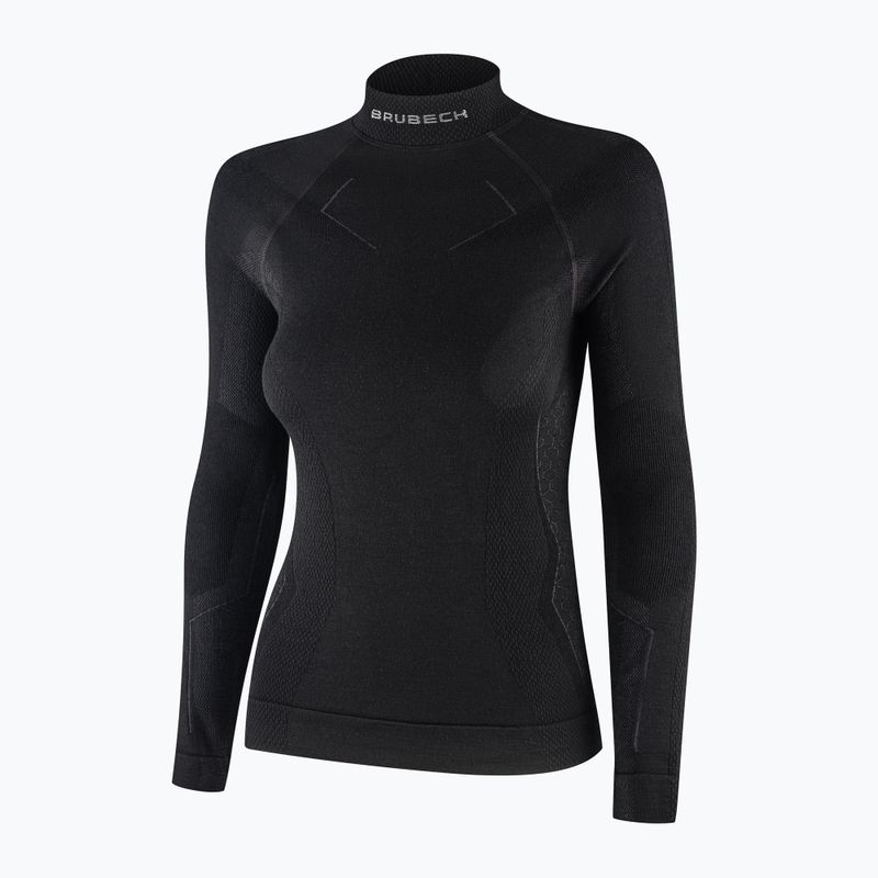 Brubeck Extreme Merino manica lunga termica donna nero 5