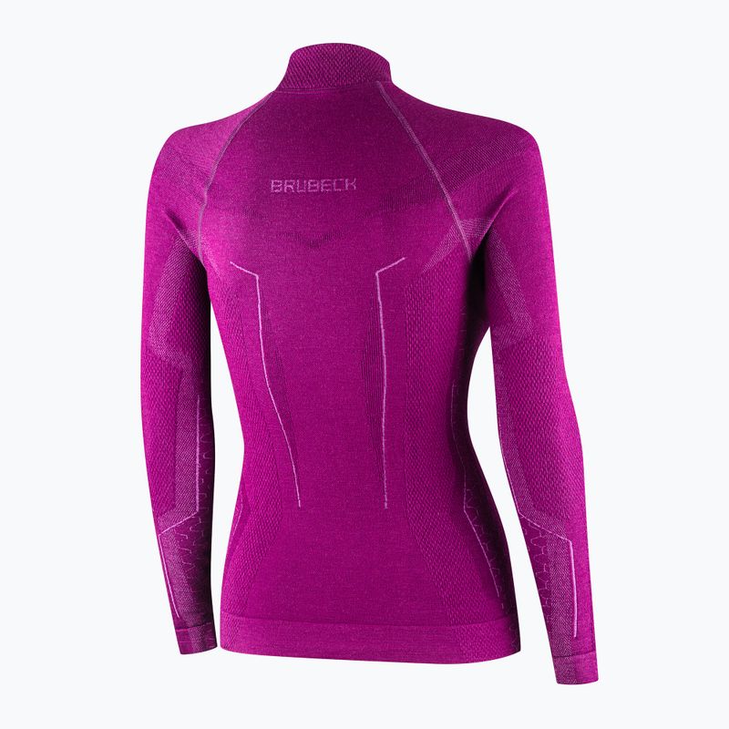 Maglia termica da donna Brubeck Extreme Merino fucsia 6
