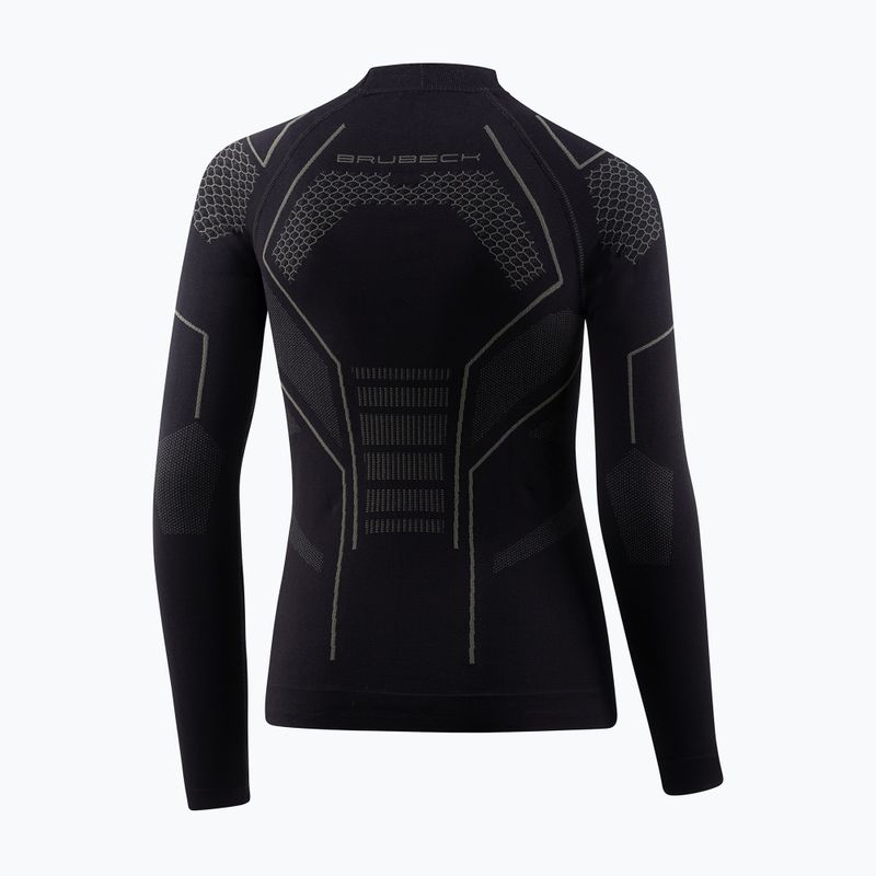 Maglia termica a maniche lunghe per bambini Brubeck Thermo Junior black/graphite 2