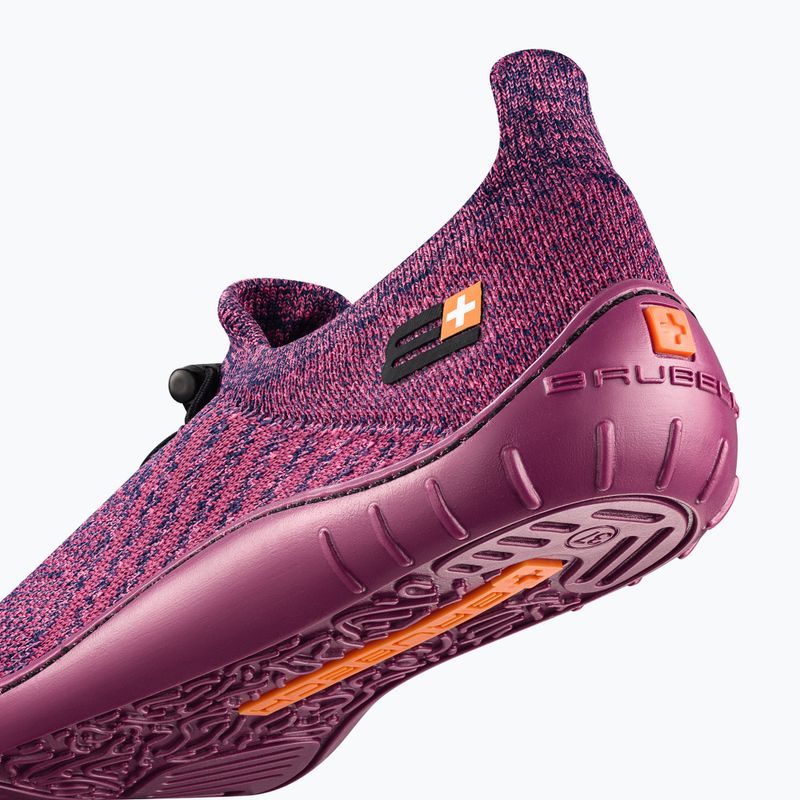 Scarpe a piedi nudi da donna Brubeck Barefoot Merino prugna/fucsia 15