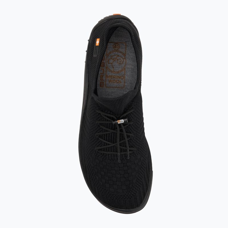Stivali a piedi nudi da uomo Brubeck Barefoot Merino nero/nero 5