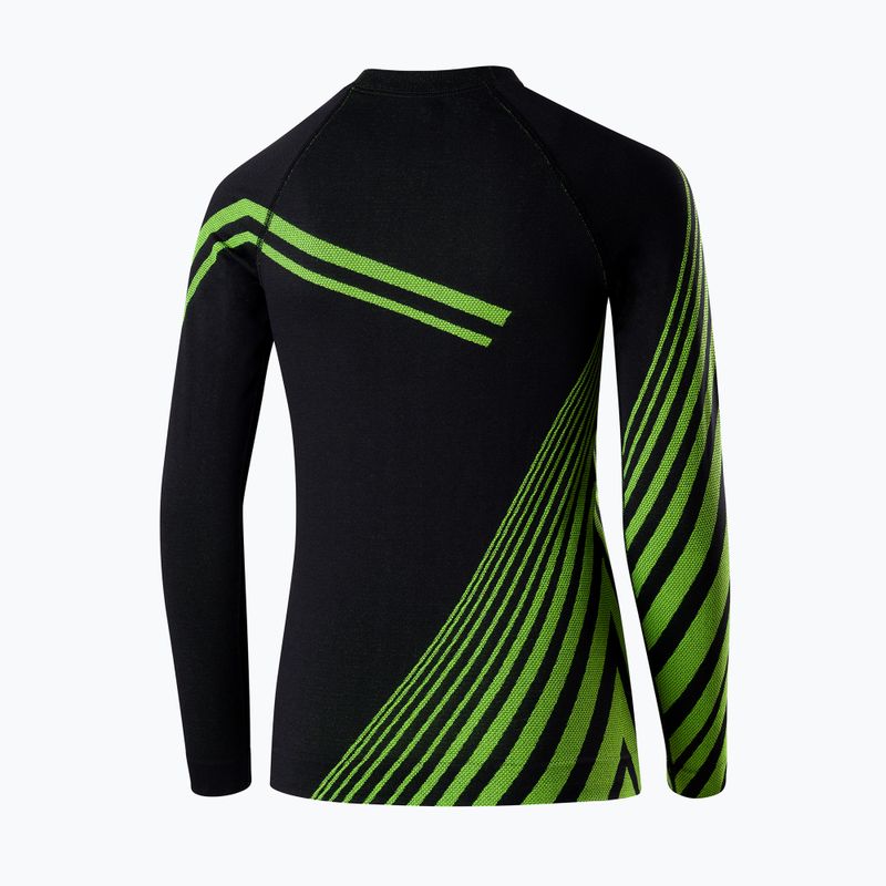 Set intimo termico per bambini Brubeck Dry Junior black/neon 3