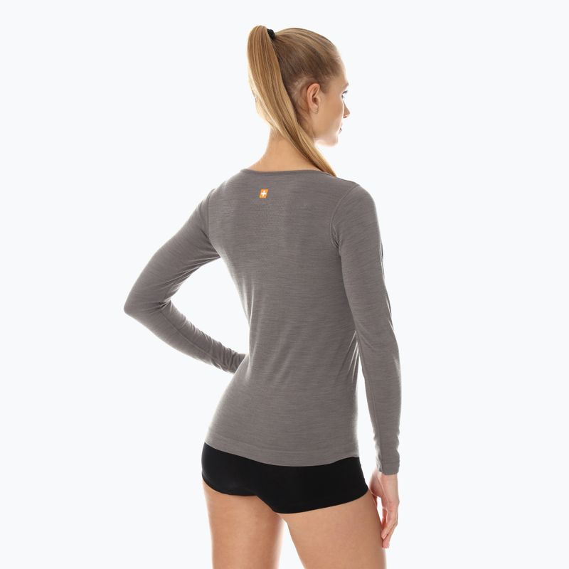 Maglia termica da donna Brubeck Outdoor Merino Wool Pro verde/montagne 13 2