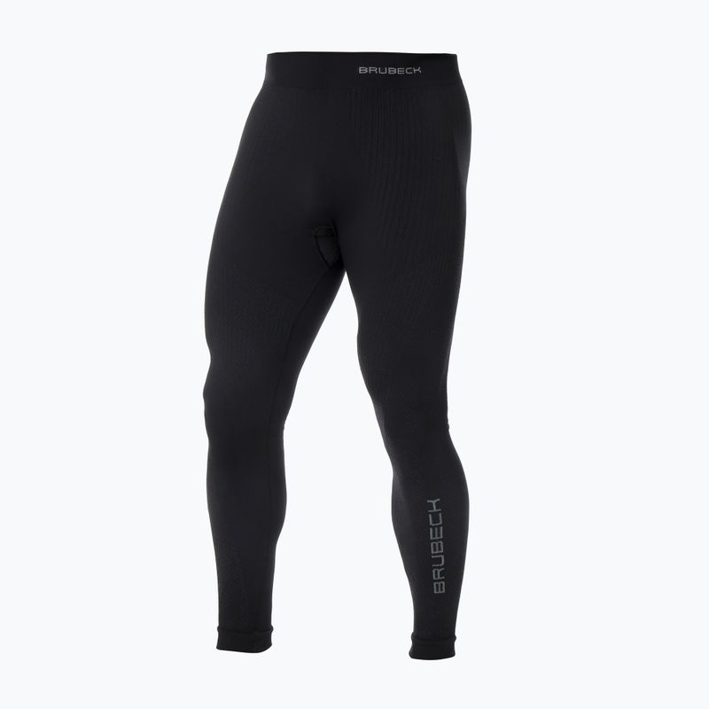 Pantaloni termoattivi da uomo Brubeck LE13060 Extreme Thermo nero 3